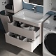 Style Line Тумба под раковину Бергамо Мини 70 подвесная Люкс Plus антискрейтч карамель матовая – фотография-15